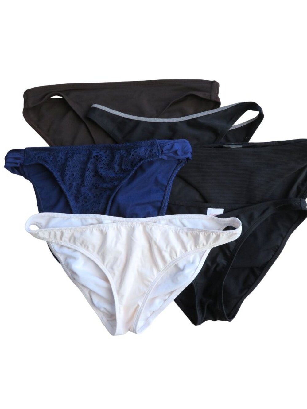Lot of 6 Womens Medium Swim Bottoms Bikini Multicolor Xhilaration H&M Mossimo